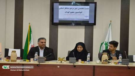  نشست تخصصی دبیر مرجع متناظر استانی کنوانسیون حقوق کودک در کانون استان ب