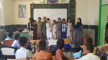  دانش‌آموزان سیستان و بلوچستانی میزبان مربیان کانون پرورش فکری در هفته‌ی ملی کودک